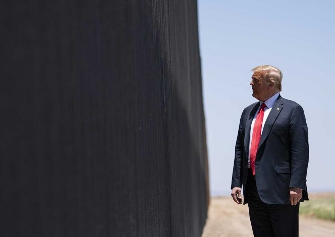 ¿Por qué Trump visita el muro en sus últimos días?