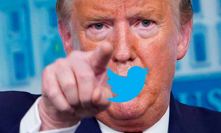 Trump usó la cuenta oficial del Presidente de los Estados Unidos de América