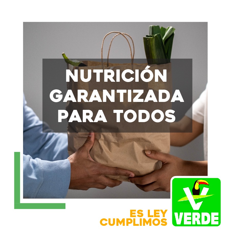 PARTIDO VERDE BRINDA EL ACCESO A BUENA ALIMENTACIÓN Y NUTRICIÓN GRACIAS A SUS REFORMAS