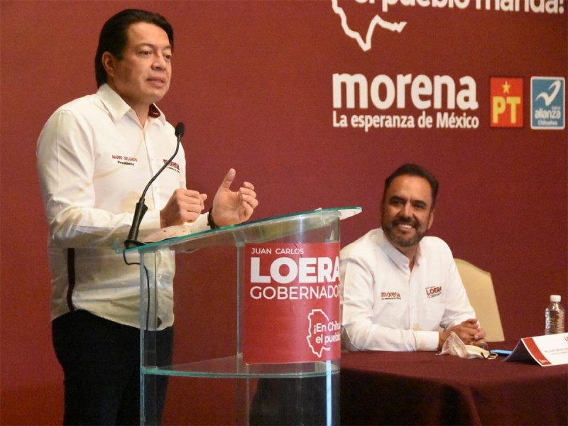 Juan Carlos Loera será gobernador, representa transformación y honestidad: Mario Delgado