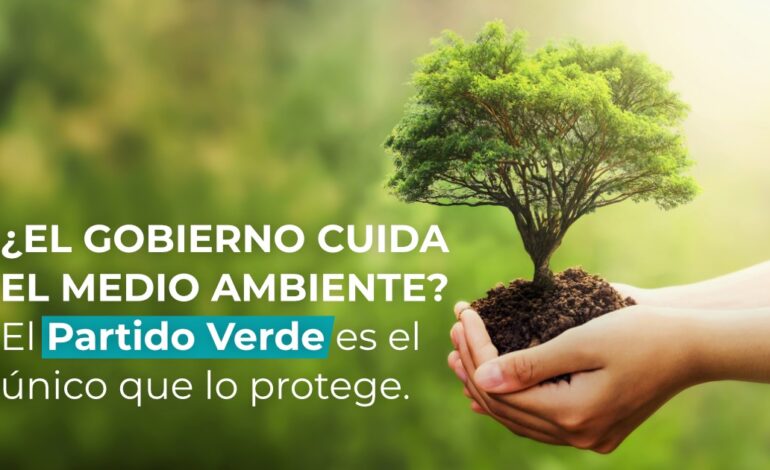 Con leyes que protegen al medio ambiente, el Verde Ecologista es el único partido que atiende la problemática ambiental.