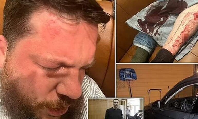 Ayudante de Navalni, atacado a martillazos en Lituania: “Putin quería hacerme bistec”