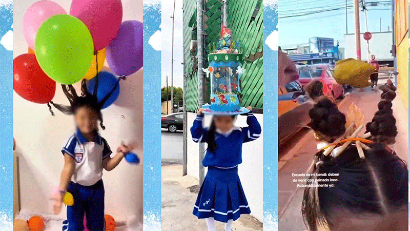 Peinados locos invaden las redes sociales en este Día del Niño