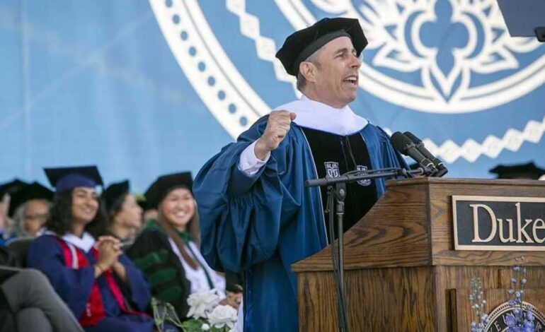 Desata graduación de Jerry Seinfeld protestas propalestinas