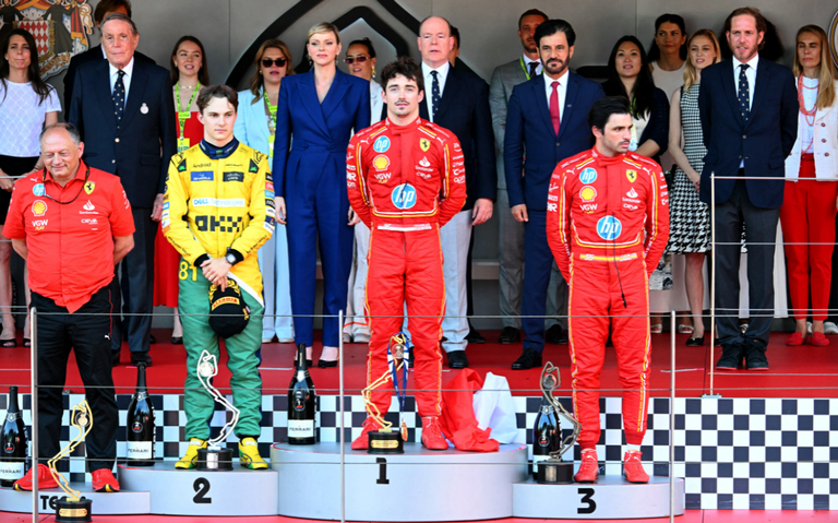 Charles Leclerc gana por primera vez el Gran Premio de Mónaco de F1