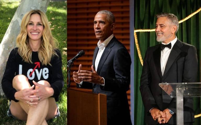 Julia Roberts, George Clooney y Obama apoyan recaudación de fondos para Biden