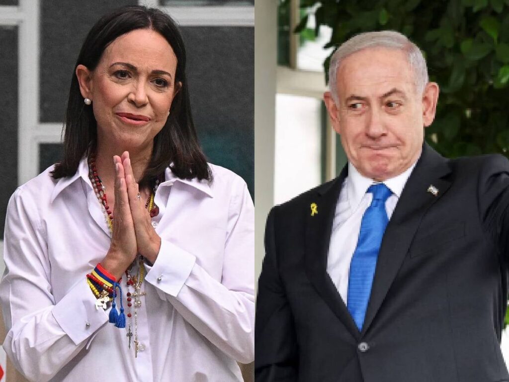 "Israel y la paz en Gaza: La diplomática Corina Machado destaca la cooperación bilateral en una charla con el primer ministro Benjamin Netanyahu"